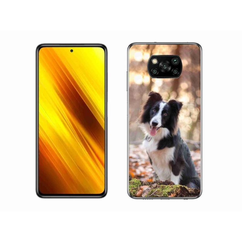 Gélový obal mmCase na mobil Xiaomi Poco X3 - border kólie 1