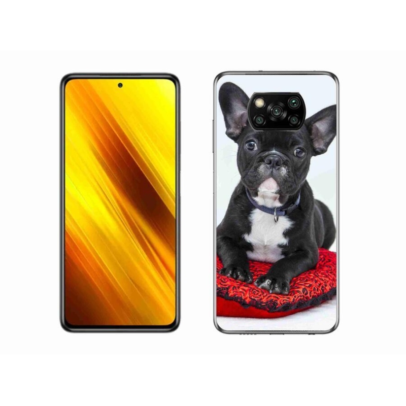 Gélový obal mmCase na mobil Xiaomi Poco X3 - buldog