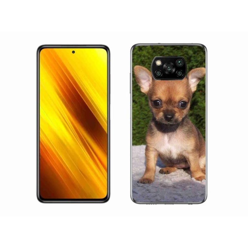 Gélový obal mmCase na mobil Xiaomi Poco X3 - čivava 3