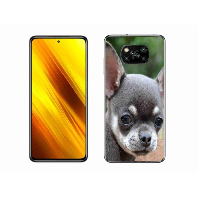 Gélový obal mmCase na mobil Xiaomi Poco X3 - čivava