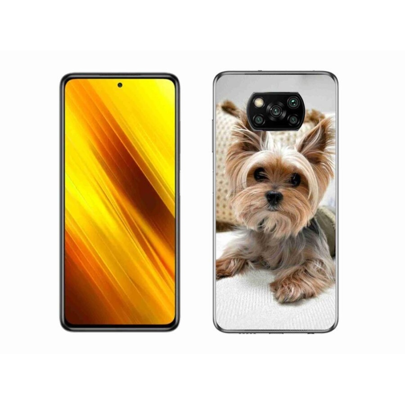 Gélový obal mmCase na mobil Xiaomi Poco X3 - jorkšír 5