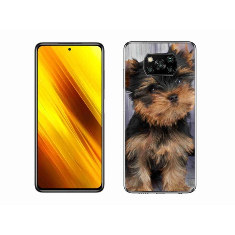 Gélový obal mmCase na mobil Xiaomi Poco X3 - jorkšír 9