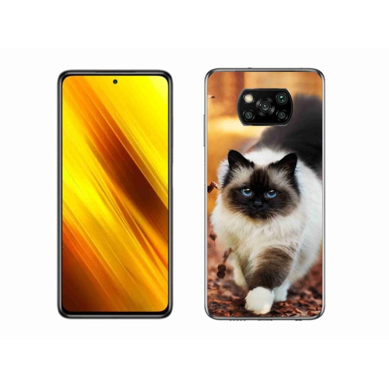 Gélový obal mmCase na mobil Xiaomi Poco X3 - mačka 1