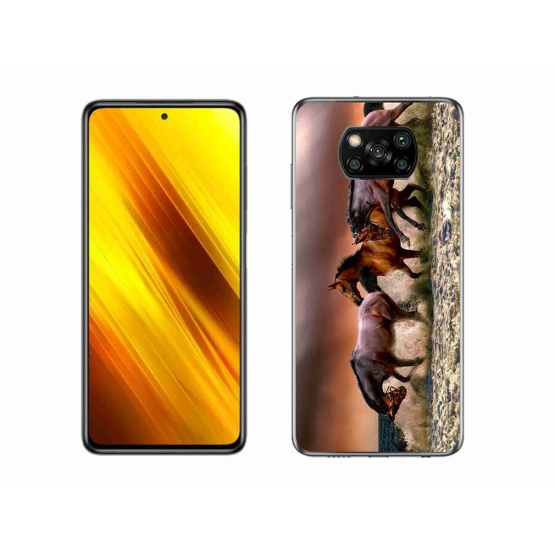 Gélový obal mmCase na mobil Xiaomi Poco X3 - kone 1