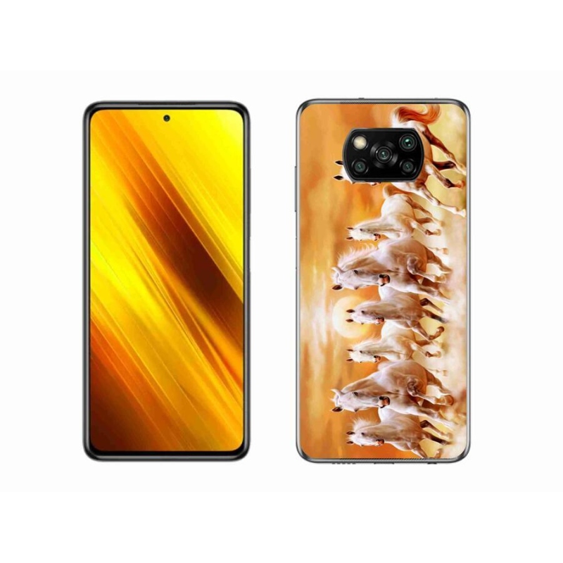 Gélový obal mmCase na mobil Xiaomi Poco X3 - kone 2