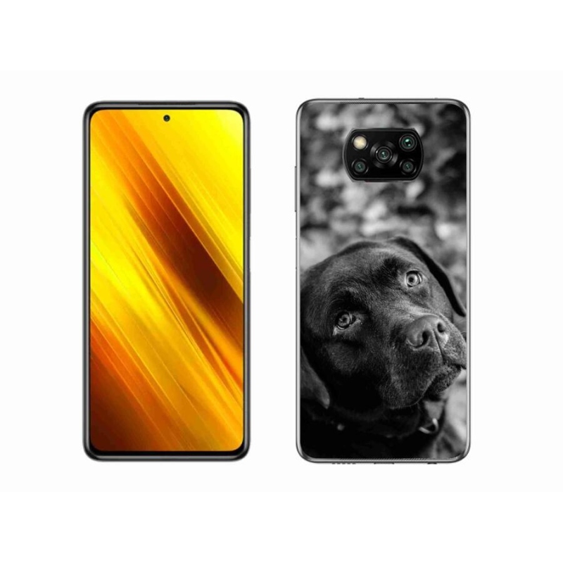 Gélový obal mmCase na mobil Xiaomi Poco X3 - labrador