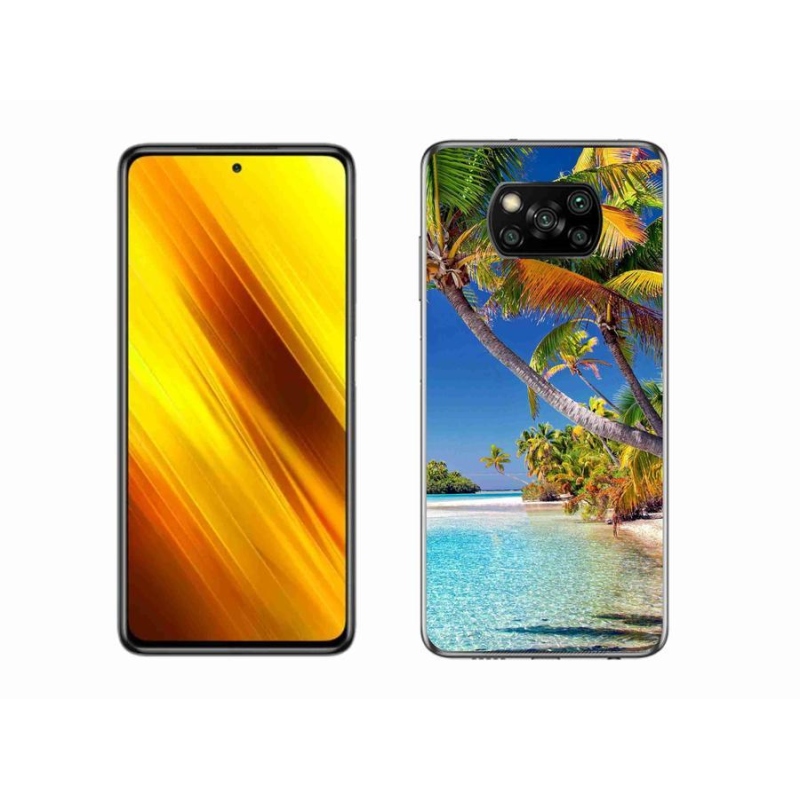 Gélový obal mmCase na mobil Xiaomi Poco X3 - morská pláž