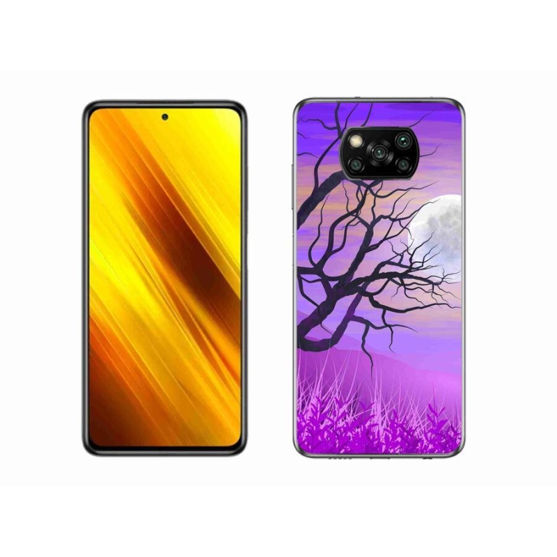 Gélový obal mmCase na mobil Xiaomi Poco X3 Pro - kreslený opadané strom