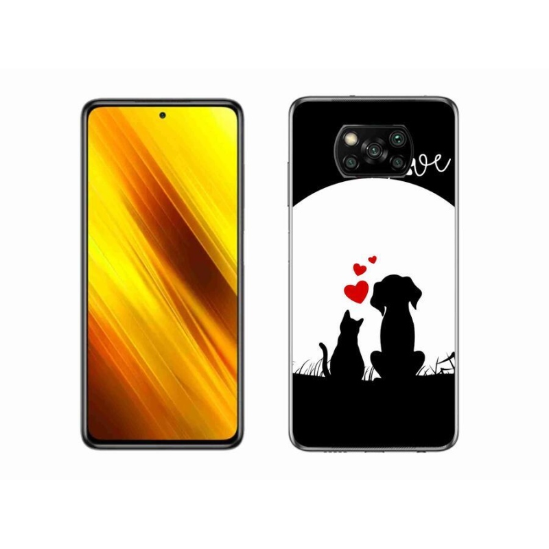 Gélový obal mmCase na mobil Xiaomi Poco X3 Pro - zvieracie láska