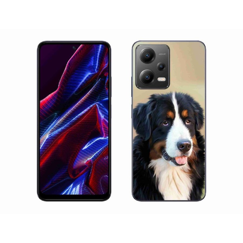 Gélový obal mmCase na mobil Xiaomi Poco X5 5G - bernský salašnícky pes