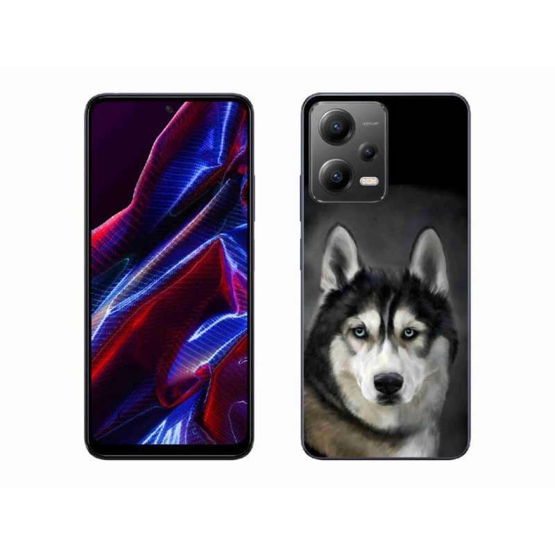 Gélový obal mmCase na mobil Xiaomi Poco X5 5G - husky