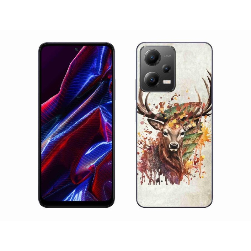 Gélový obal mmCase na mobil Xiaomi Poco X5 5G - jeleň 1