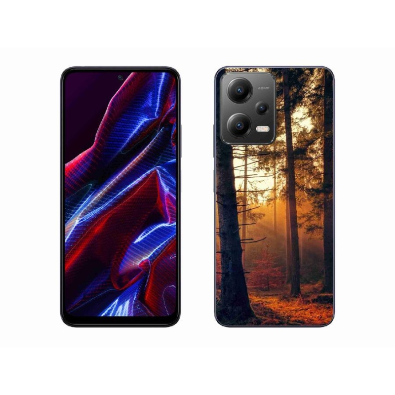 Gélový obal mmCase na mobil Xiaomi Poco X5 5G - les