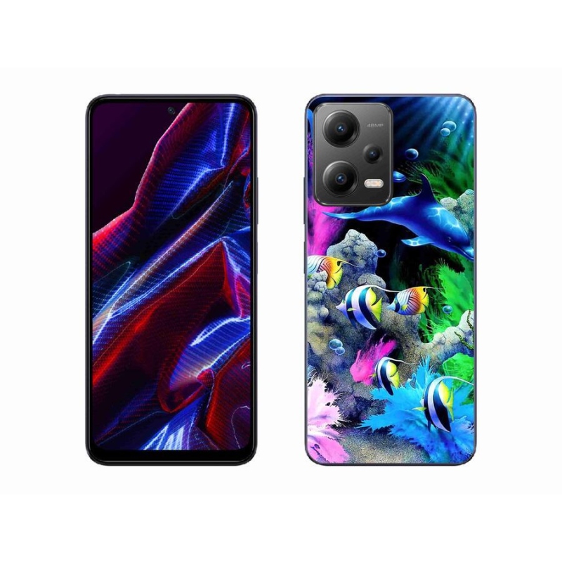 Gélový obal mmCase na mobil Xiaomi Poco X5 5G - morský svet