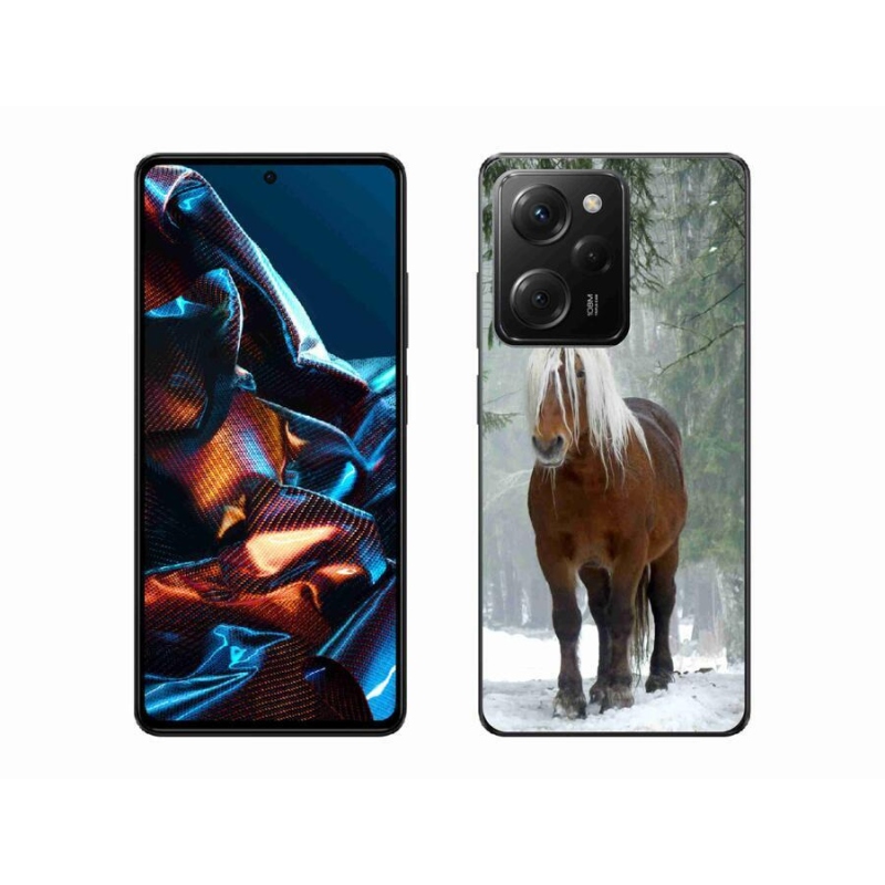 Gélový obal mmCase na mobil Xiaomi Poco X5 Pro 5G - kôň v lese