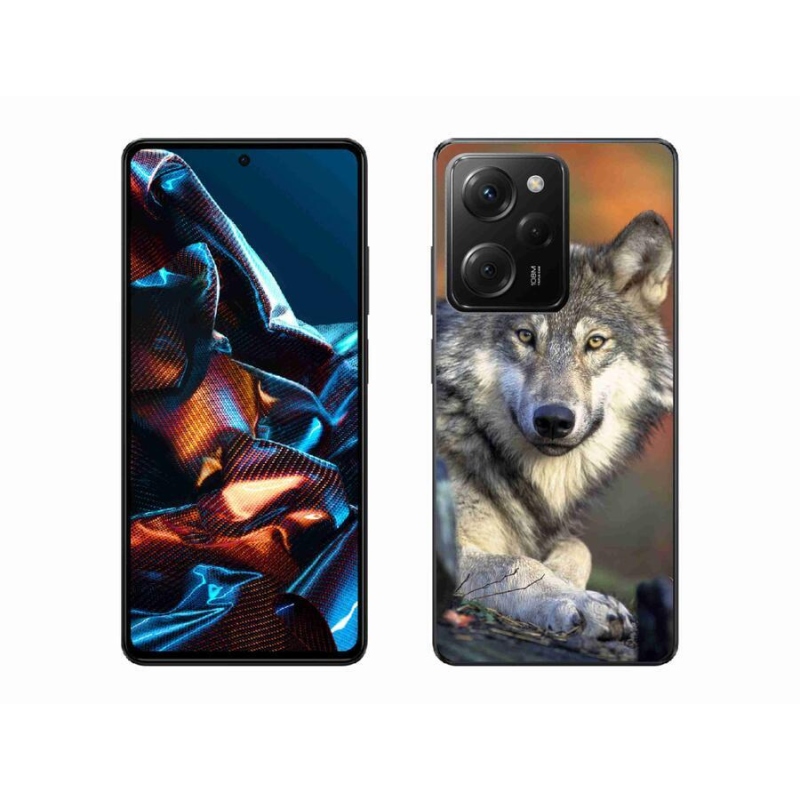 Gélový obal mmCase na mobil Xiaomi Poco X5 Pro 5G - vlk