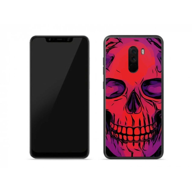 Gélový obal mmCase na mobil Xiaomi Pocophone F1 - lebka