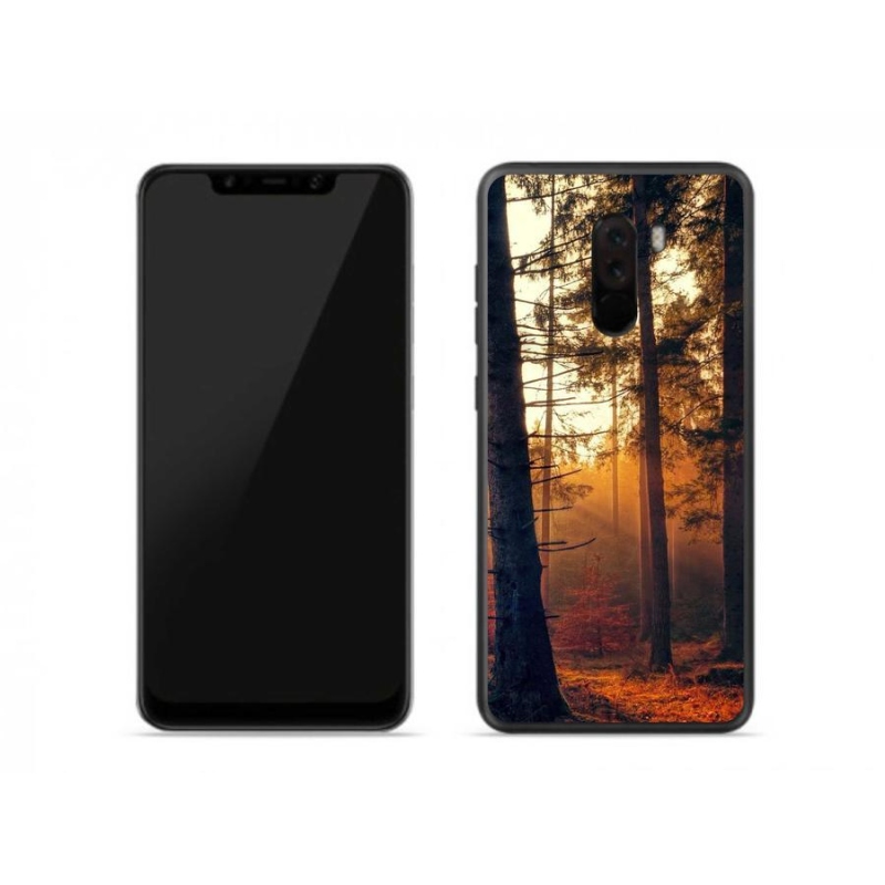 Gélový obal mmCase na mobil Xiaomi Pocophone F1 - les