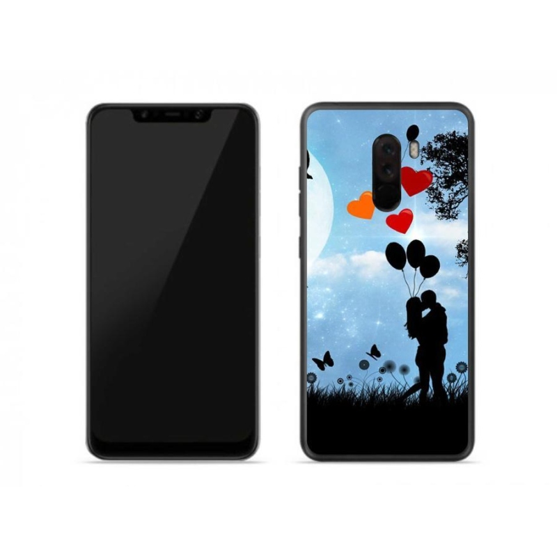 Gélový obal mmCase na mobil Xiaomi Pocophone F1 - zamilovaný pár