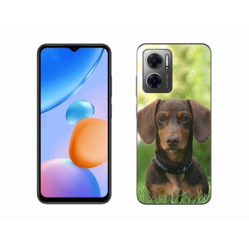 Gélový obal mmCase na mobil Xiaomi Redmi 10 5G - hnedý jazvečík
