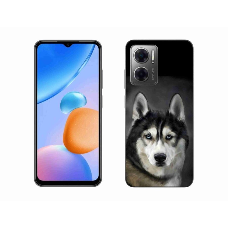 Gélový obal mmCase na mobil Xiaomi Redmi 10 5G - husky