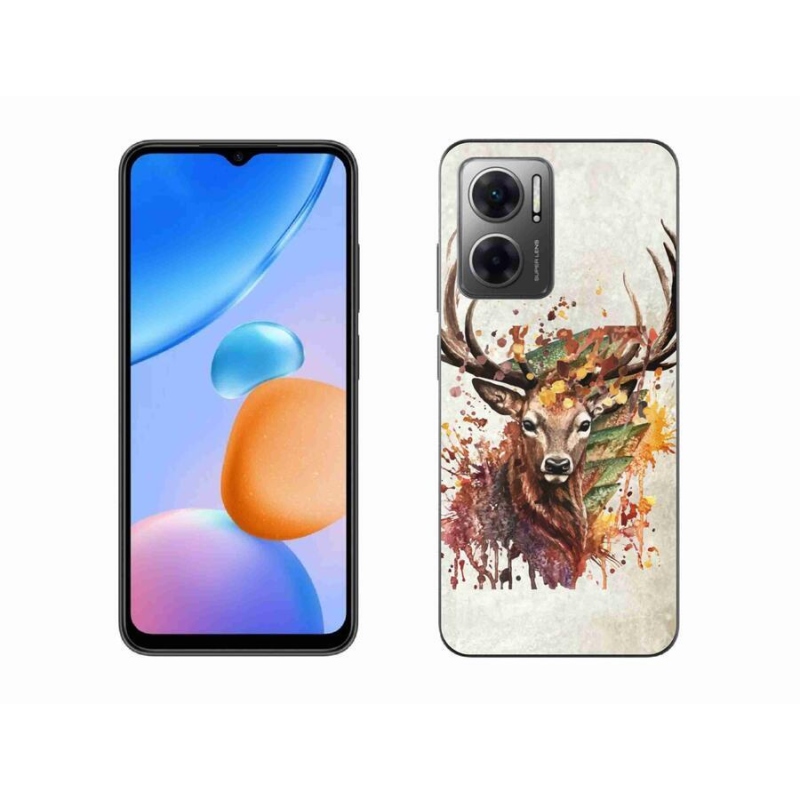 Gélový obal mmCase na mobil Xiaomi Redmi 10 5G - jeleň 1