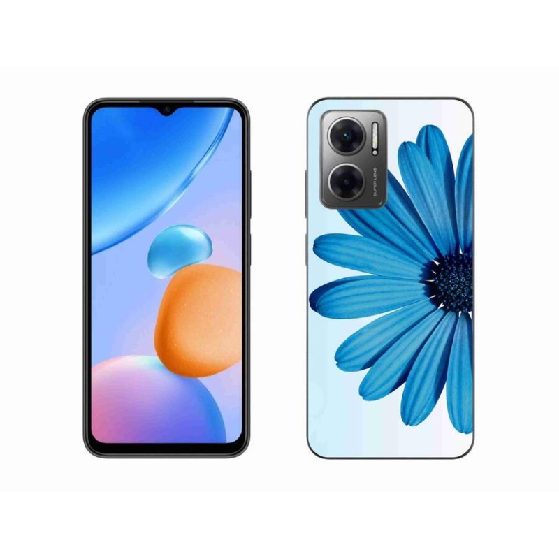 Gélový obal mmCase na mobil Xiaomi Redmi 10 5G - modrá margaréta