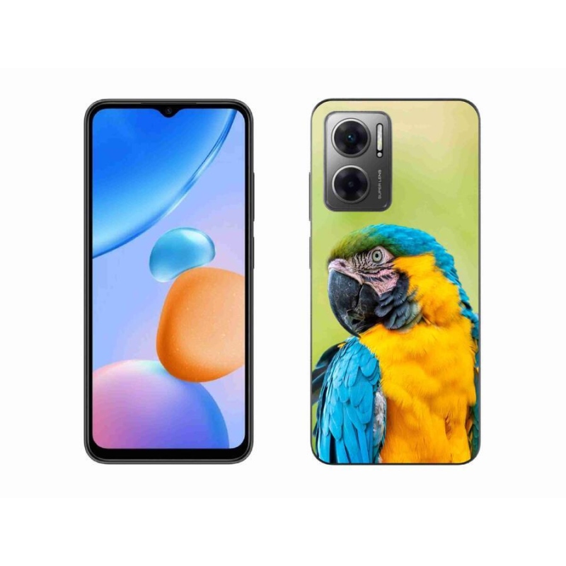 Gélový obal mmCase na mobil Xiaomi Redmi 10 5G - papagáj ara 2