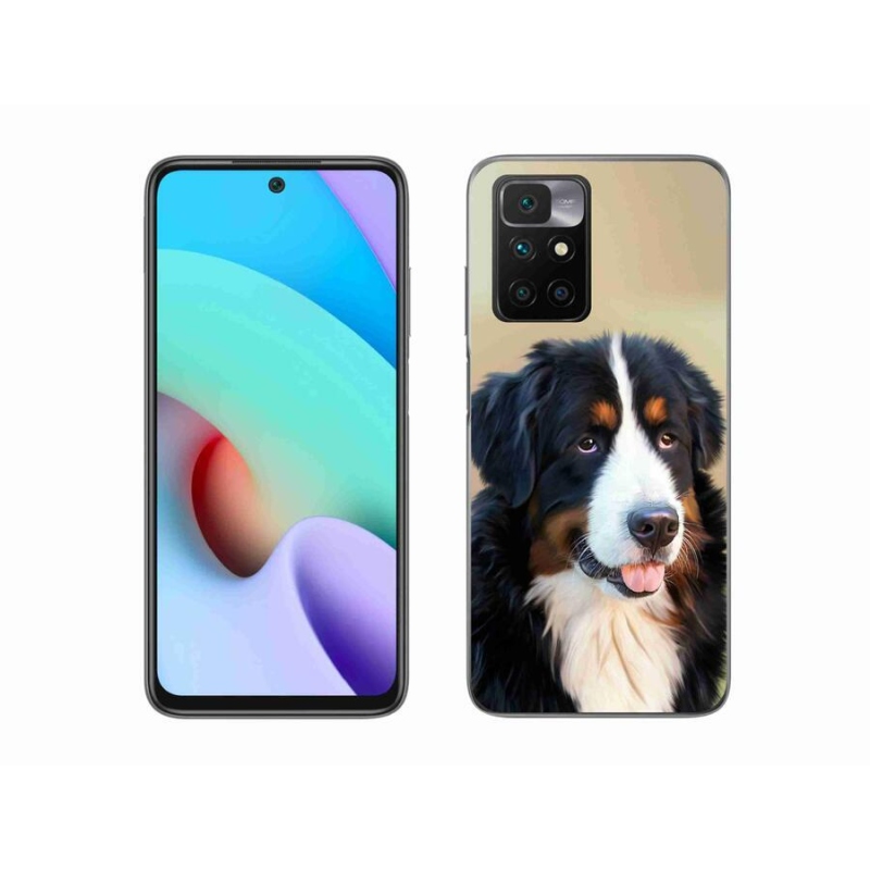 Gélový obal mmCase na mobil Xiaomi Redmi 10/Redmi 10 (2022) - bernský salašnícky pes