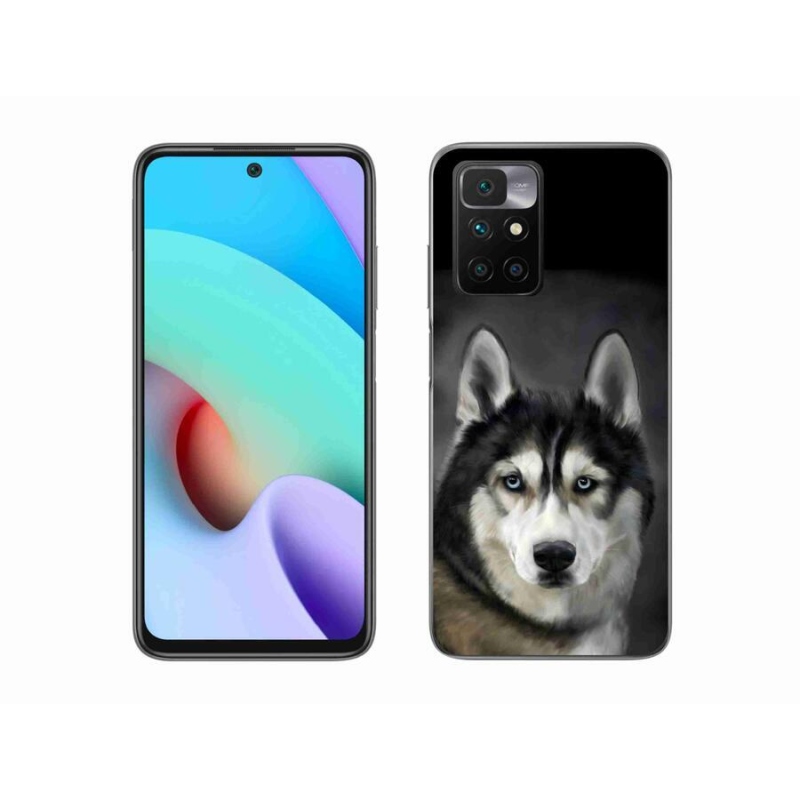 Gélový obal mmCase na mobil Xiaomi Redmi 10/Redmi 10 (2022) - husky