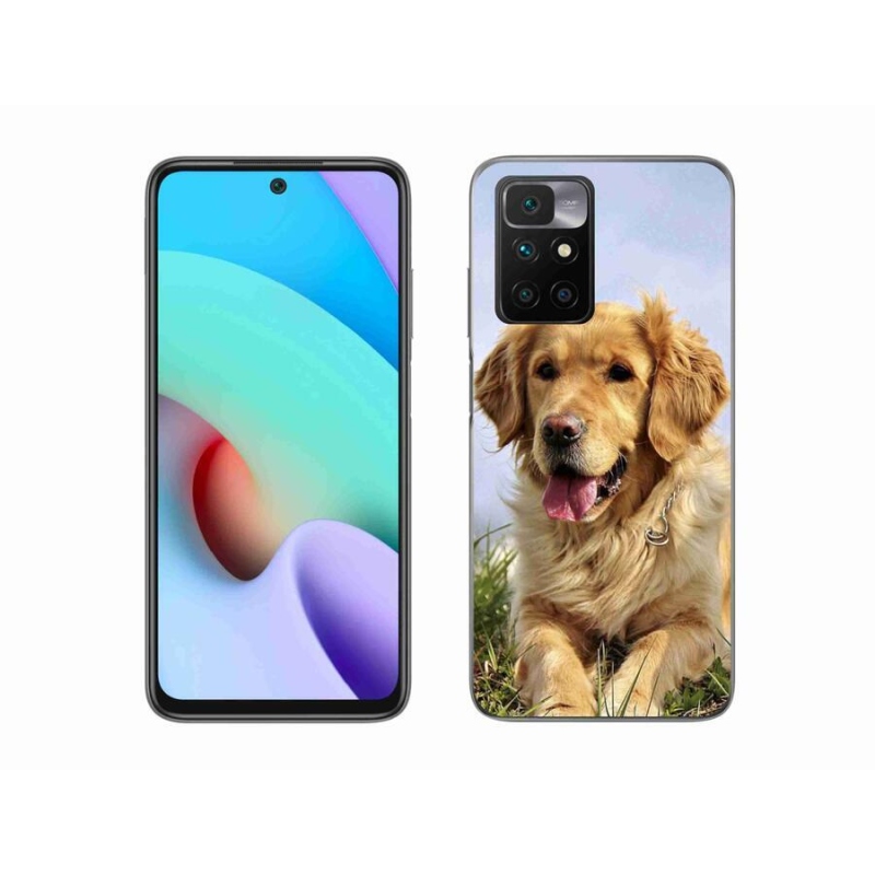 Gélový obal mmCase na mobil Xiaomi Redmi 10/Redmi 10 (2022) - zlatý retriever