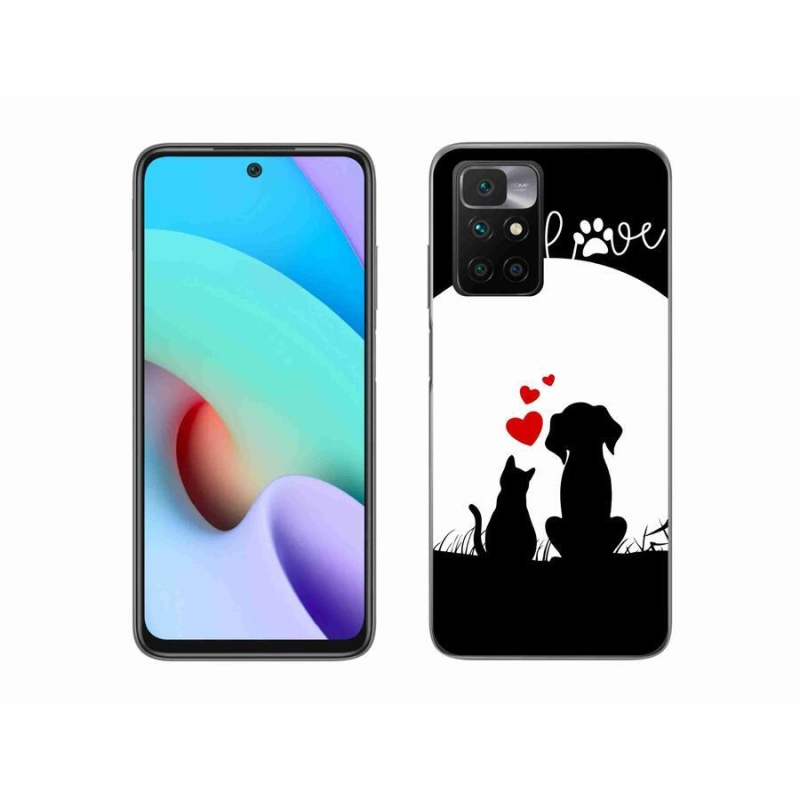 Gélový obal mmCase na mobil Xiaomi Redmi 10/Redmi 10 (2022) - zvieracie láska