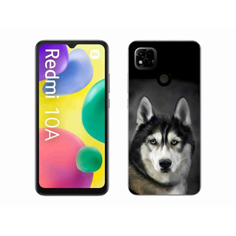 Gélový obal mmCase na mobil Xiaomi Redmi 10A - husky