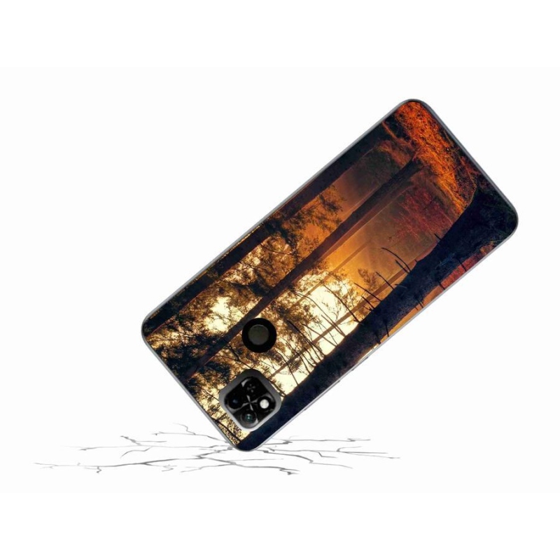Gélový obal mmCase na mobil Xiaomi Redmi 10A - les