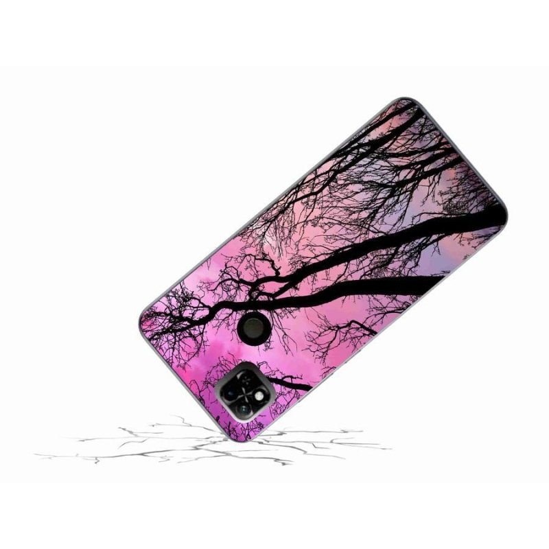 Gélový obal mmCase na mobil Xiaomi Redmi 10A - opadané stromy