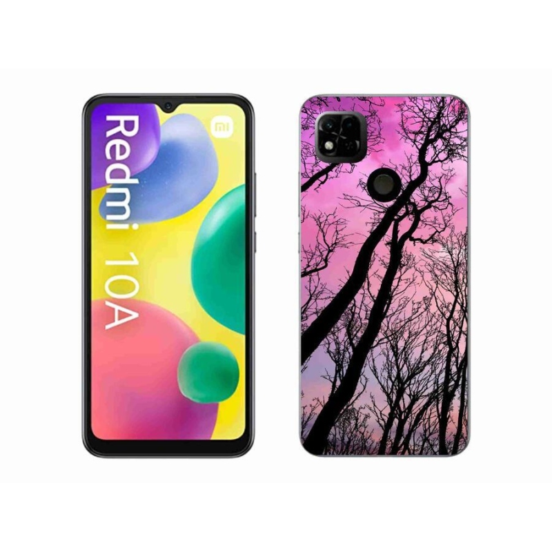 Gélový obal mmCase na mobil Xiaomi Redmi 10A - opadané stromy