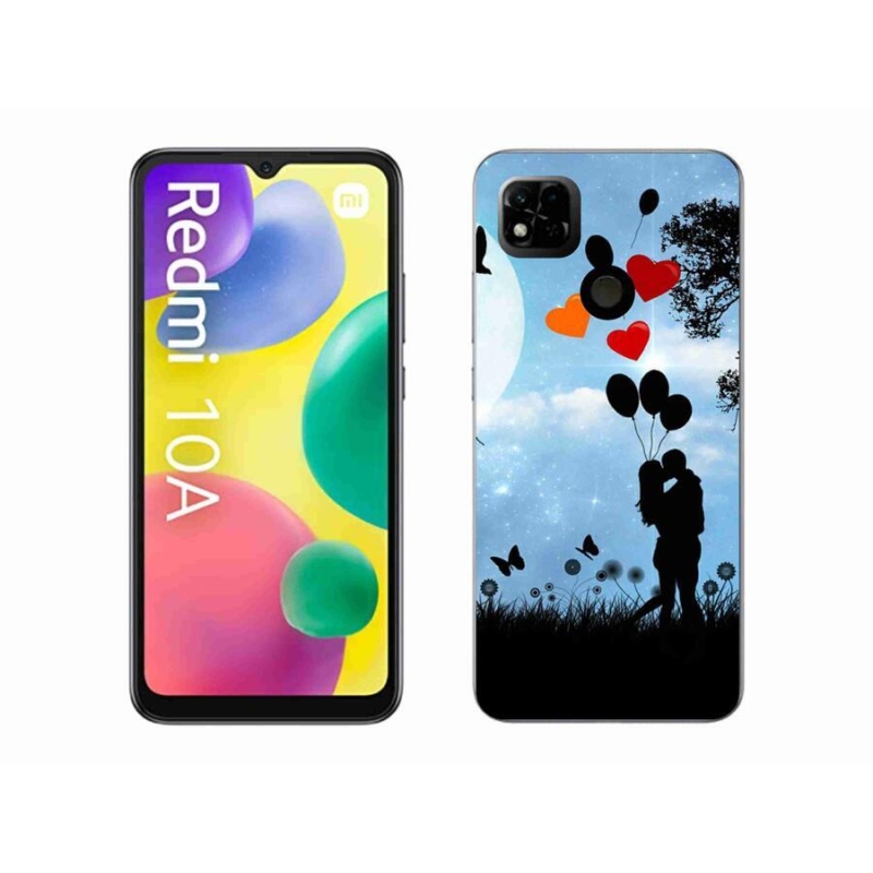 Gélový obal mmCase na mobil Xiaomi Redmi 10A - zamilovaný pár