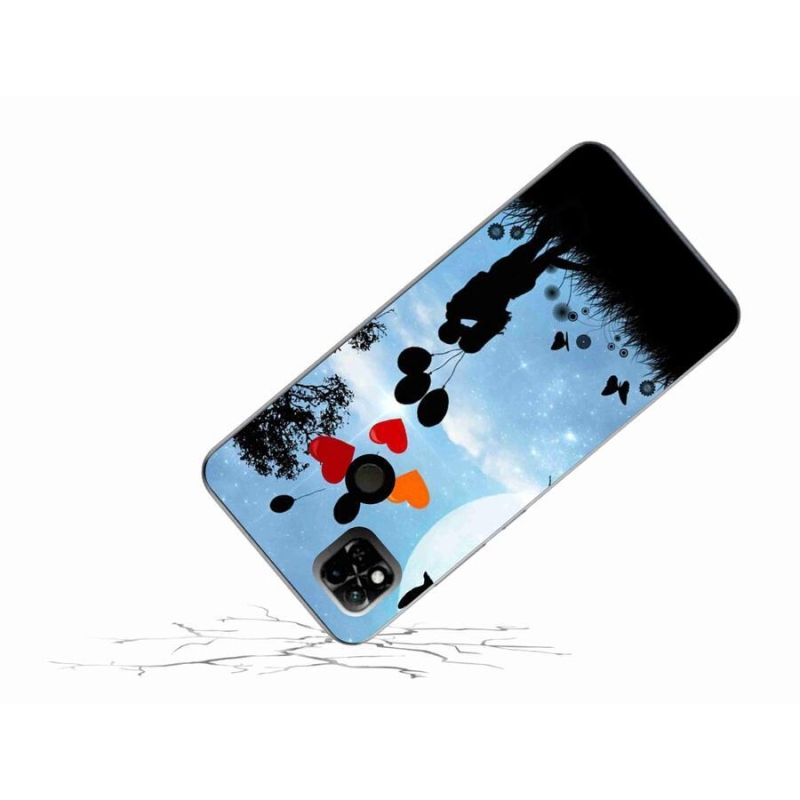 Gélový obal mmCase na mobil Xiaomi Redmi 10A - zamilovaný pár