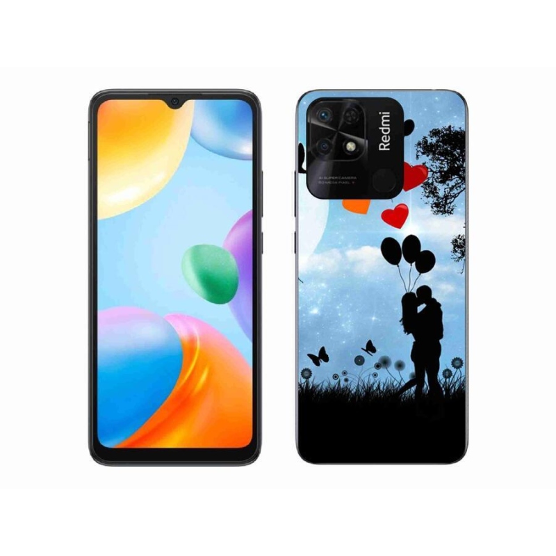 Gélový obal mmCase na mobil Xiaomi Redmi 10C - zamilovaný pár