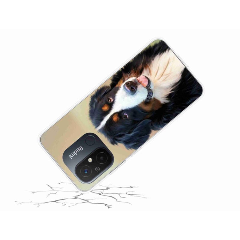 Gélový obal mmCase na mobil Xiaomi Redmi 12C - bernský salašnícky pes