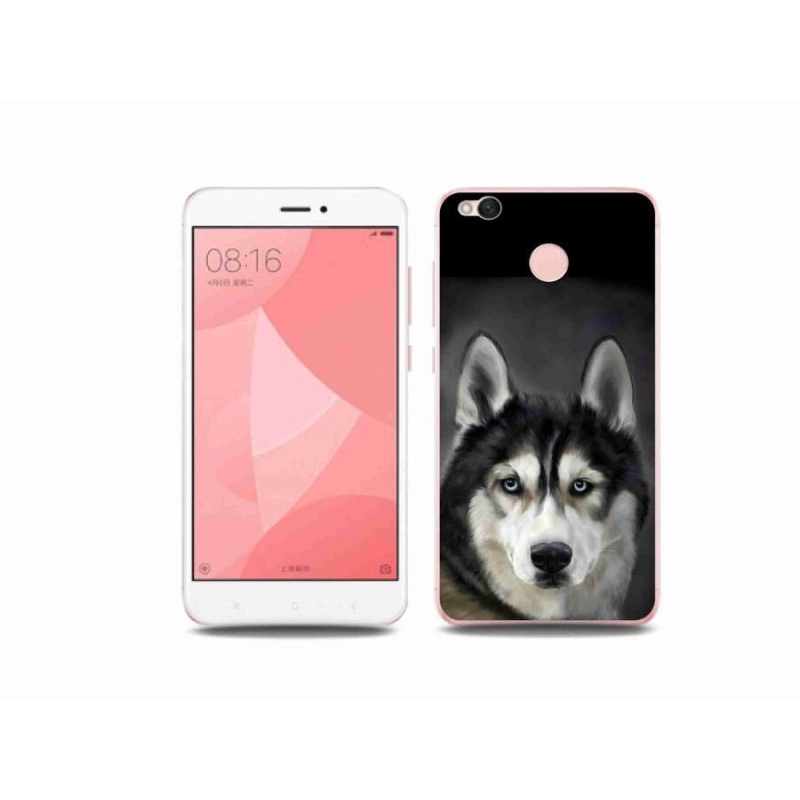 Gélový obal mmCase na mobil Xiaomi Redmi 4X - husky