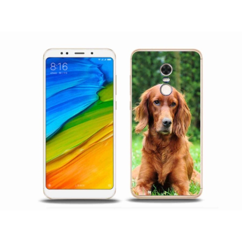 Gélový obal mmCase na mobil Xiaomi Redmi 5 Plus - írsky seter