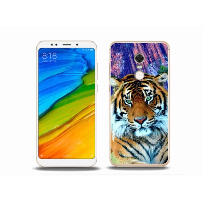 Gélový obal mmCase na mobil Xiaomi Redmi 5 Plus - tiger