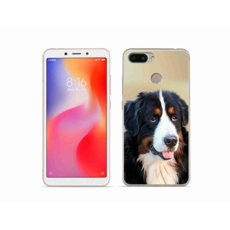 Gélový obal mmCase na mobil Xiaomi Redmi 6 - bernský salašnícky pes