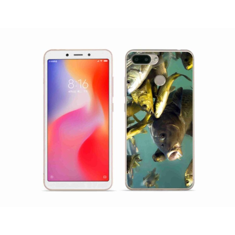 Gélový obal mmCase na mobil Xiaomi Redmi 6 - kŕdeľ rýb