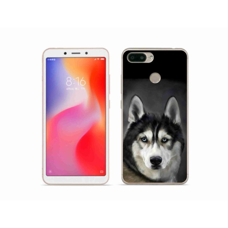 Gélový obal mmCase na mobil Xiaomi Redmi 6 - husky