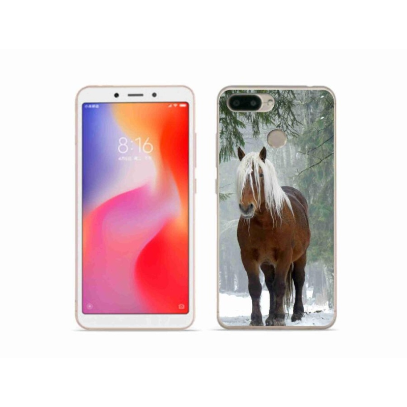 Gélový obal mmCase na mobil Xiaomi Redmi 6 - kôň v lese