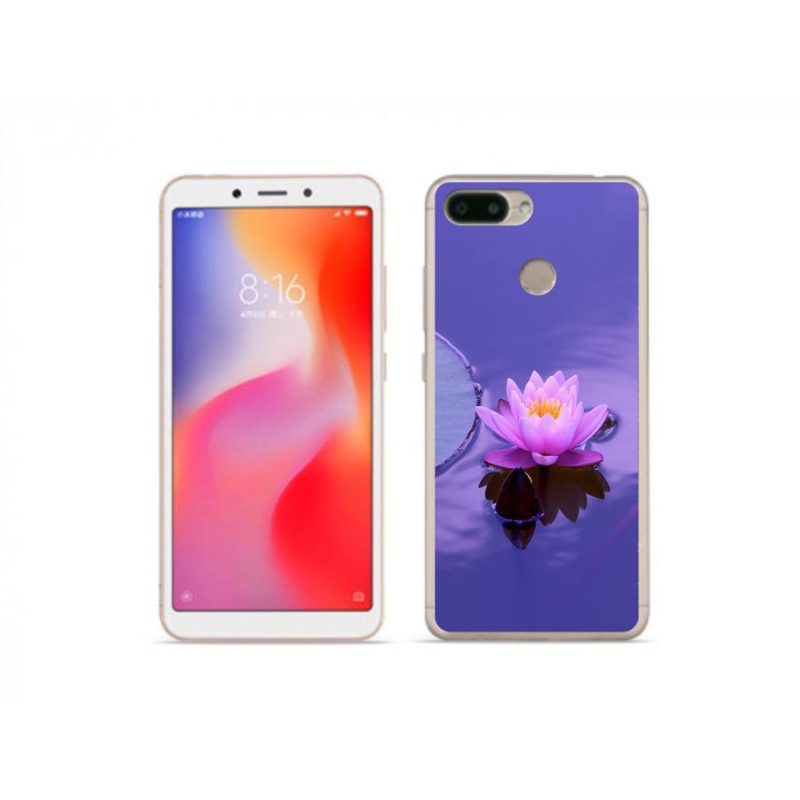 Gélový obal mmCase na mobil Xiaomi Redmi 6 - kvet na hladine