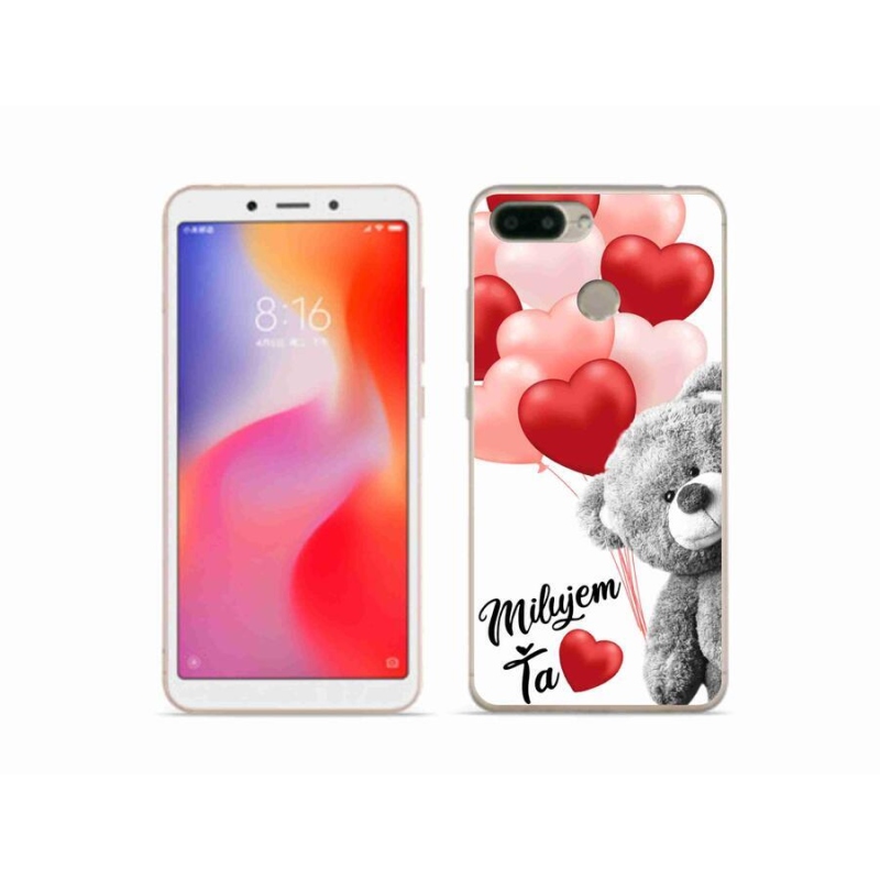 Gélový obal mmCase na mobil Xiaomi Redmi 6 - milujem Ťa sk