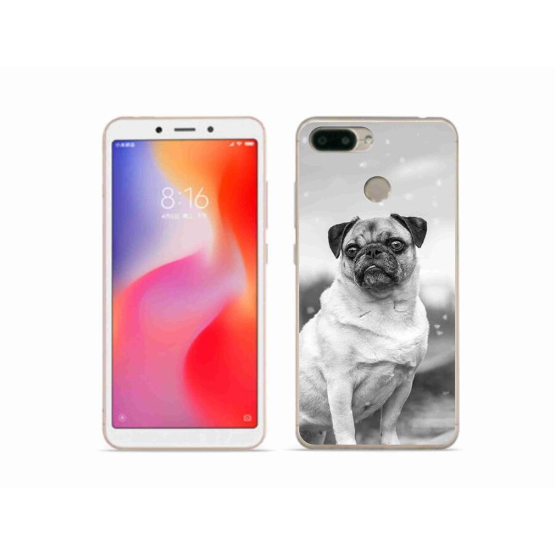 Gélový obal mmCase na mobil Xiaomi Redmi 6 - mops